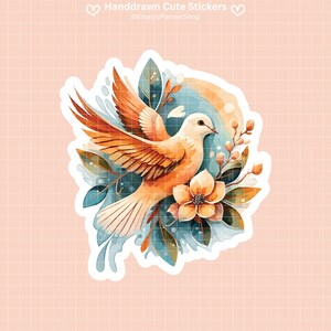 Dove Bijbelsticker Pack vinyl geloof sticker christelijk label schriftmagneten religieus label inspirerende trouwe kunst Bijbelvers sticker