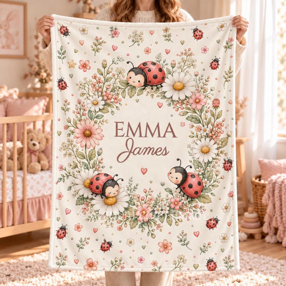 Ladybug Baby Blanket – photo 2