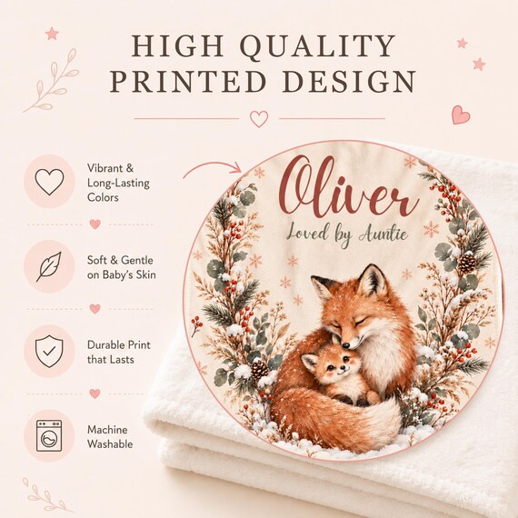 Fox Baby Blanket – photo 4