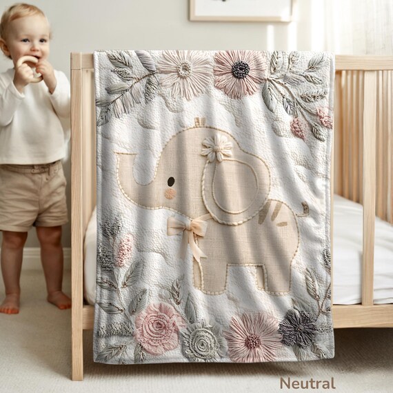 Elephant Baby Blanket – photo 8