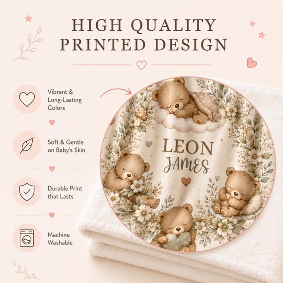 Teddy Bear Baby Blanket – photo 2