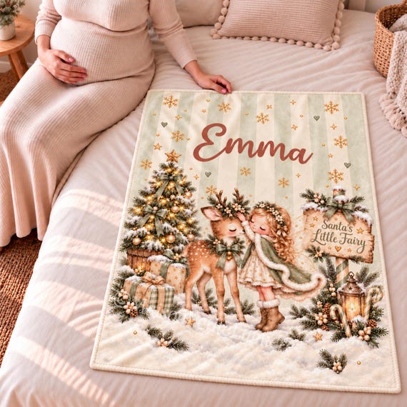 Christmas Fairy Baby Blanket – photo 3