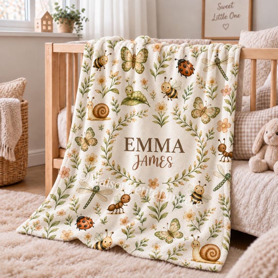Insect Baby Blanket
