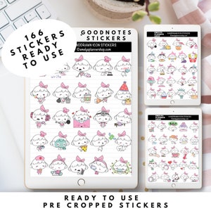 Digital Stickers Goodnotes Planner Girl Stickers Digital Planner PNG Clipart Precropped Stickers Cute Digital Sticker Pack