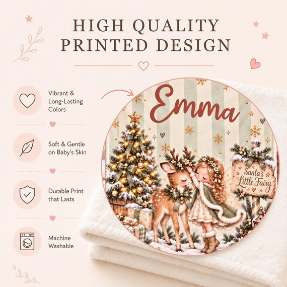 Christmas Fairy Baby Blanket – photo 4