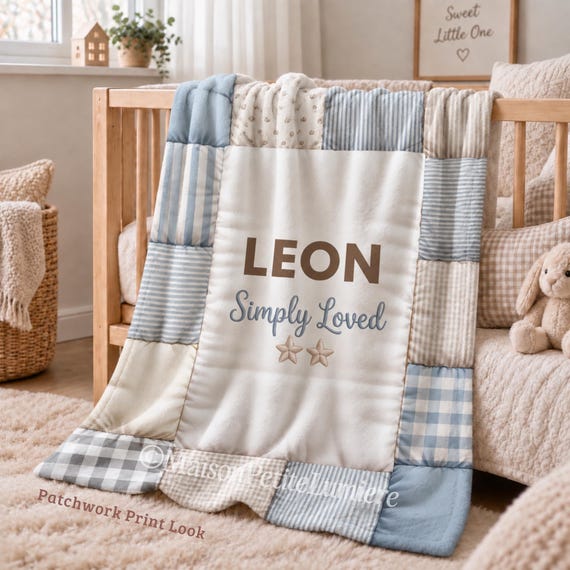 Quote Simply Loved Baby Blanket