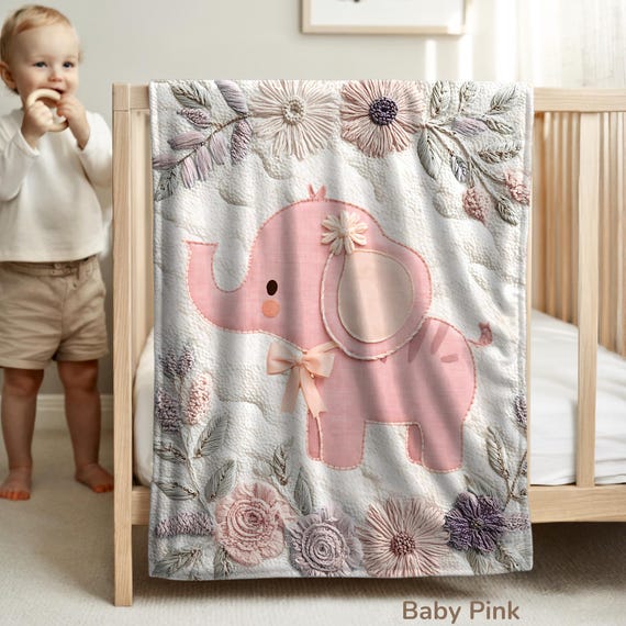 Elephant Baby Blanket – photo 9