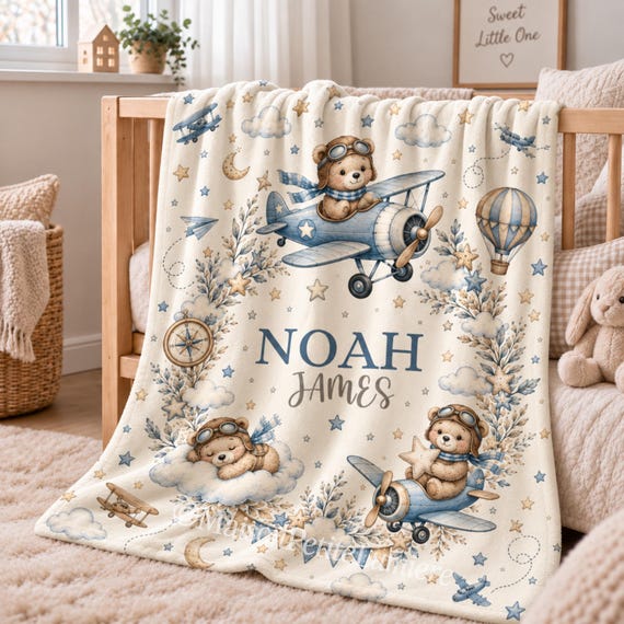 Teddy Bear Baby Blanket