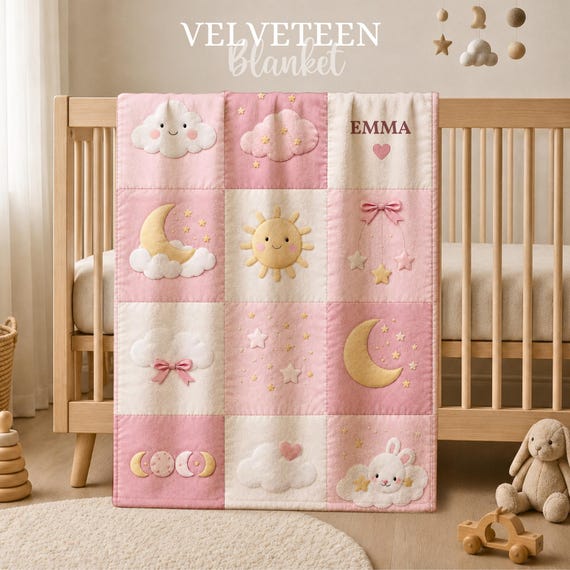 Sun Moon Baby Blanket – photo 6