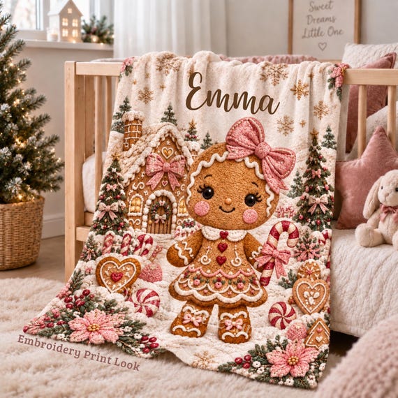 Gingerbread Baby Blanket