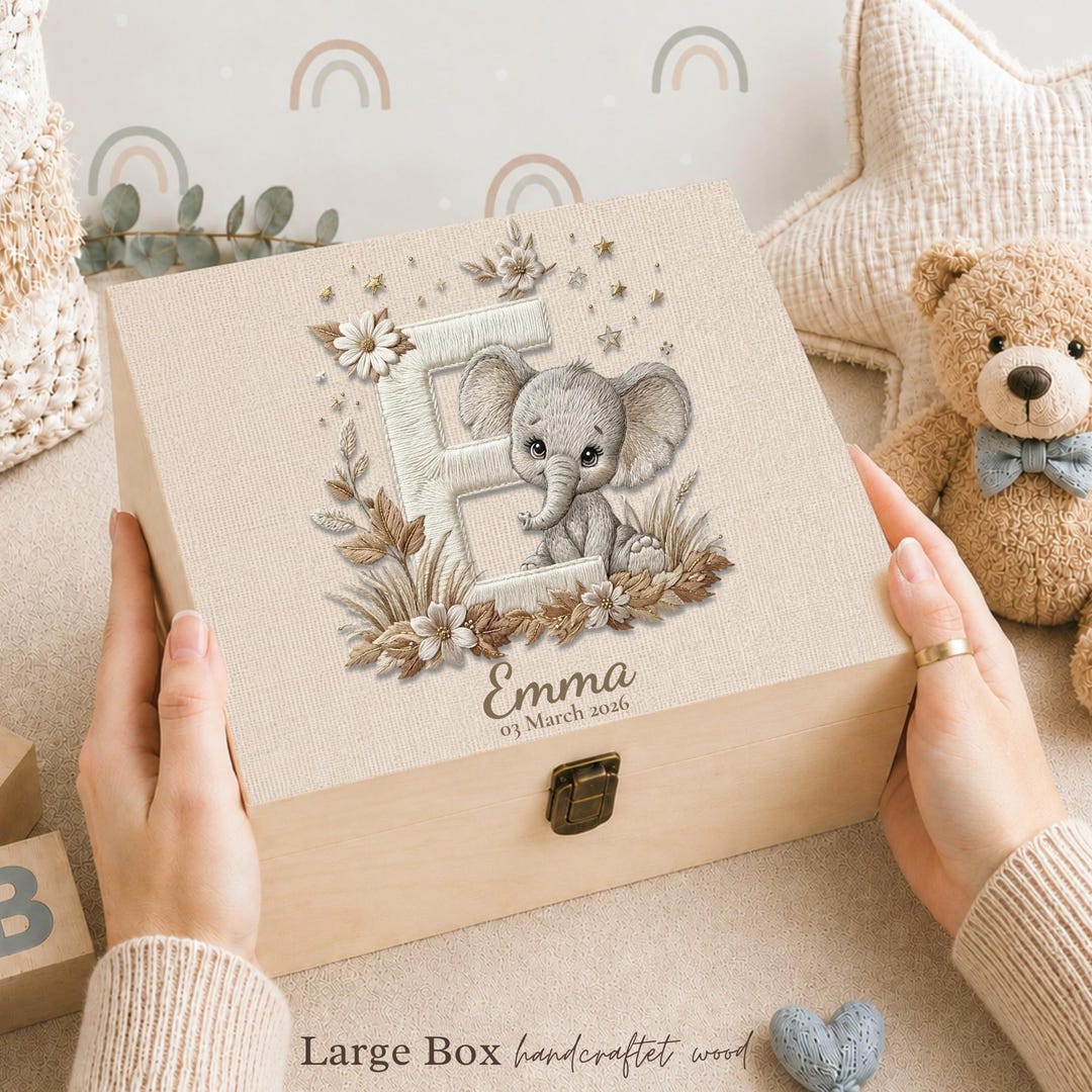 Baby Memory Box – Personalized Baby Box – Newborn Gift – Wooden ...