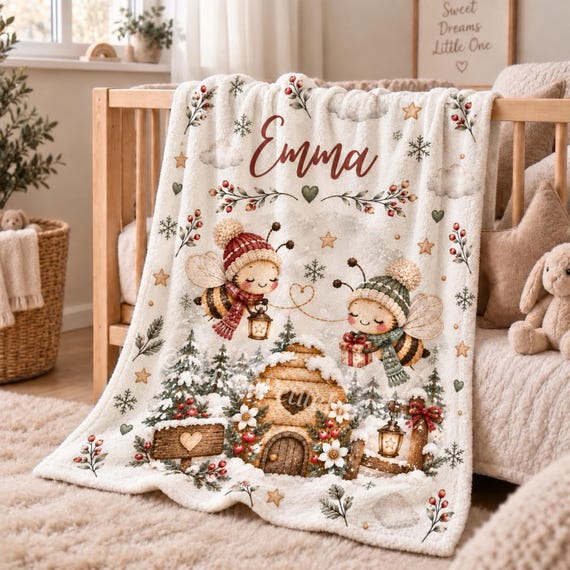 Honey Bee Baby Blanket