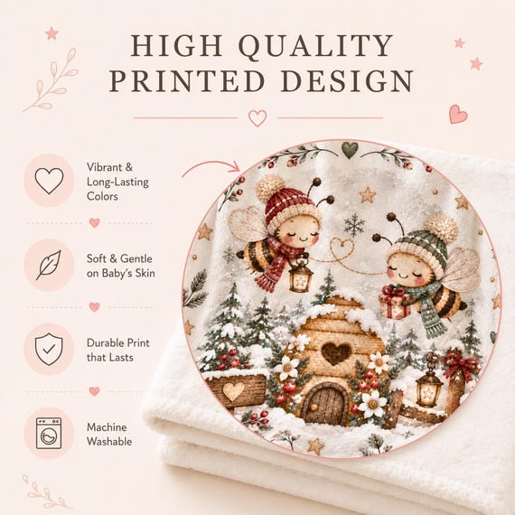 Honey Bee Baby Blanket – photo 2