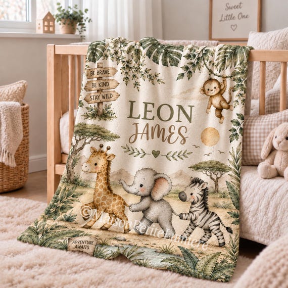 Safari Baby Blanket