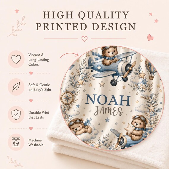 Teddy Bear Baby Blanket – photo 2