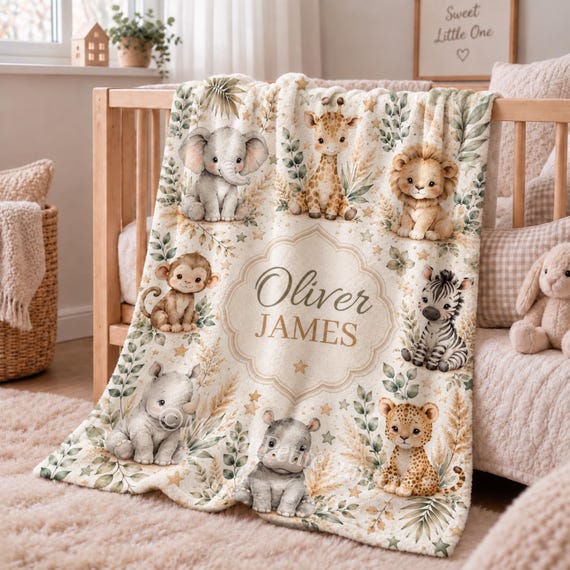 Safari Baby Blanket