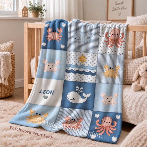 Whale Baby Blanket