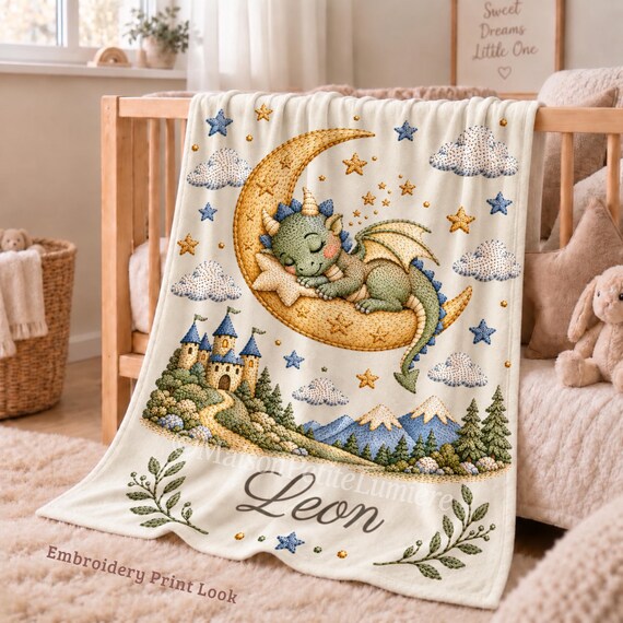 Dragon Baby Blanket for First Birthday – photo 2