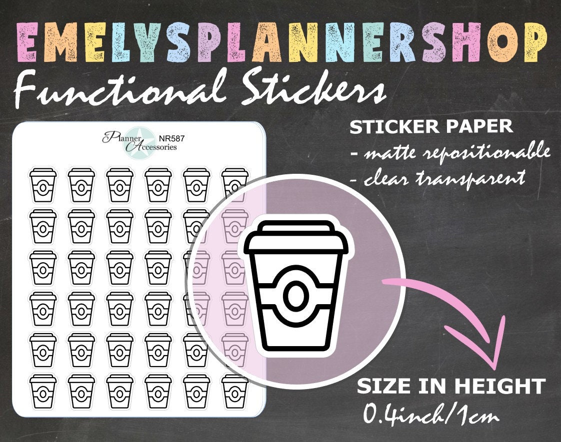 Coffee Planner Sticker Happy Planner Agenda Erin Condren Calendar Coffee Planner Sticker Happy Planner Agenda Erin Condren Calendar