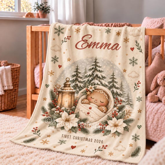 Gingerbread Baby Blanket – photo 2