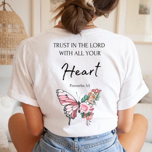 Proverbs 3:5 Trust in the lord with all your heart Christian svg Digital Download SVG Files PNG Files PDF Cut Files Scripture Quotes Bible