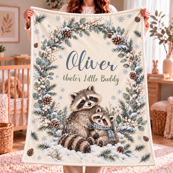 Raccoon Baby Blanket – photo 2