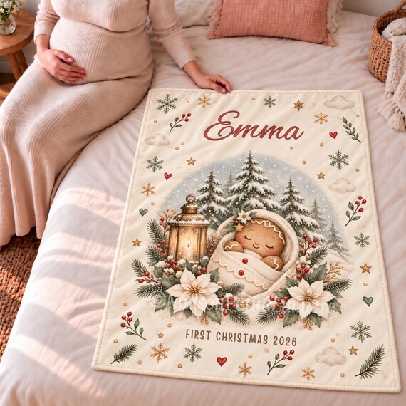 Gingerbread Baby Blanket – photo 3