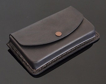 Funda de cuero genuino personalizada para cinturón de iPhone, funda horizontal para iPhone 13, 14, 15 y 16, funda para teléfono Galaxy S22, S23, S24, S25 Note