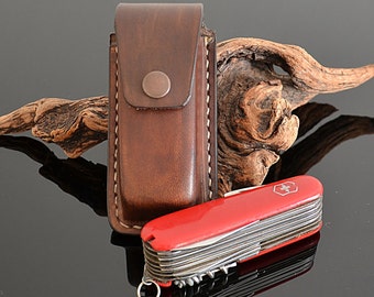 Swiss army knife leather sheath hotsell