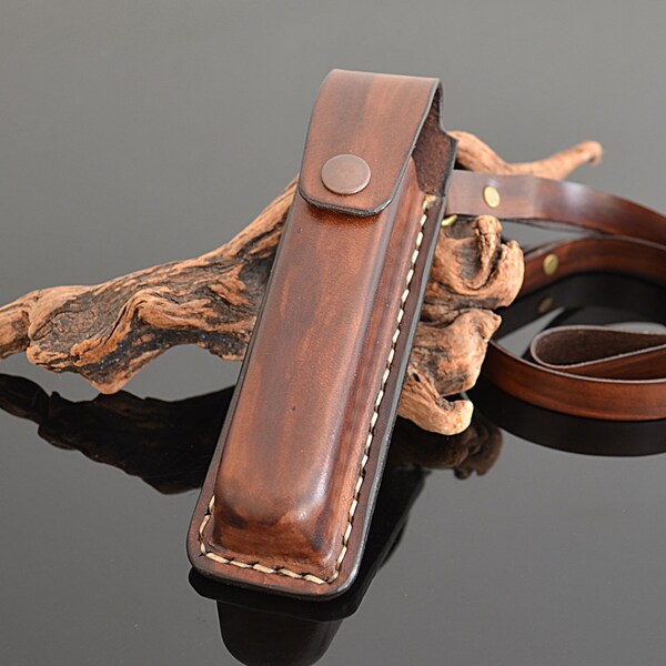 Leather Pouch Lanyard Etsy