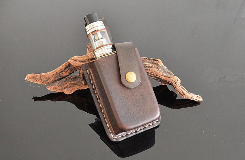 E Cig Case Leather Personalized Leather Vape Case Vape Mod Etsy