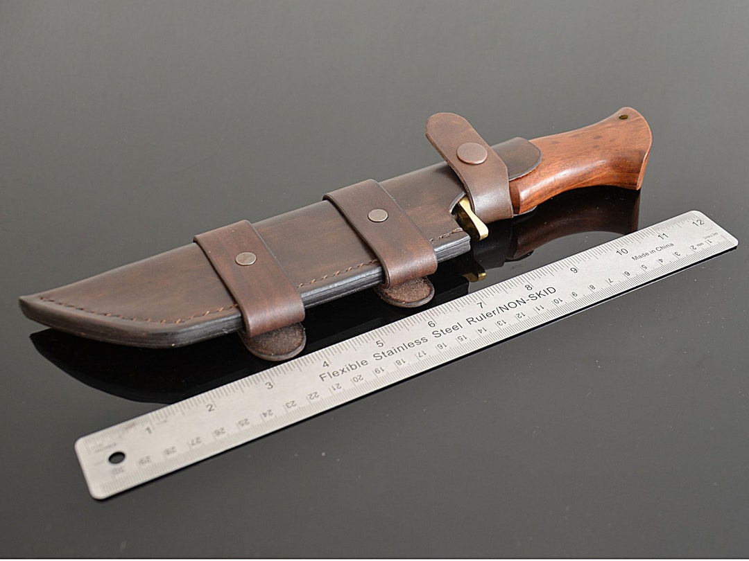 Custom Knife Sheath Horizontal Knife Sheath Belt Knife Leather Etsy