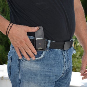 Leder Feuerzeug Gürteltasche Etui Halter Handgenäht und personalisiert