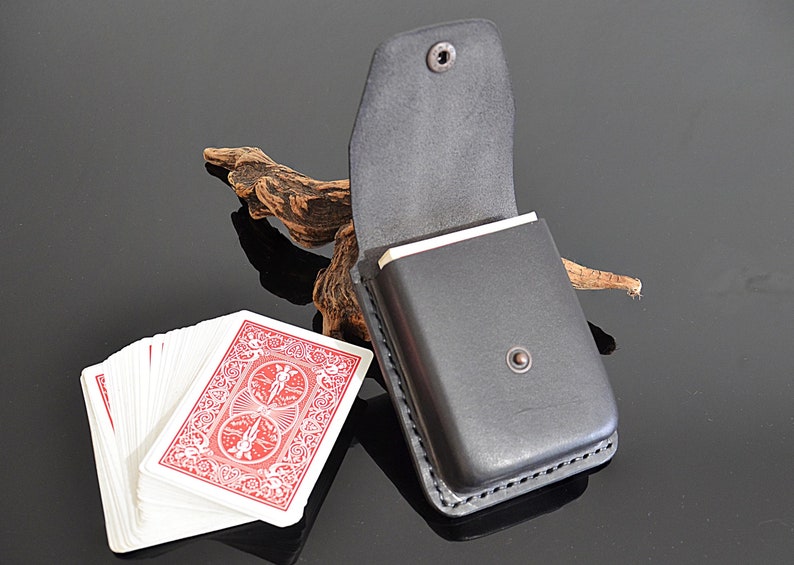 Tarot Card Case Personalized Engraved MTG Deck Box Leather Etsy