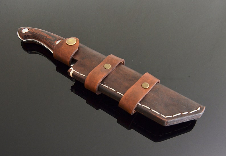 Customizable Leather Knife Sheath Camp Knife Sheath Engraved Etsy
