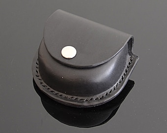 Petite pochette ceinture en cuir véritable, étui porte-écouteurs, étui de voyage personnalisé pour écouteurs filaires