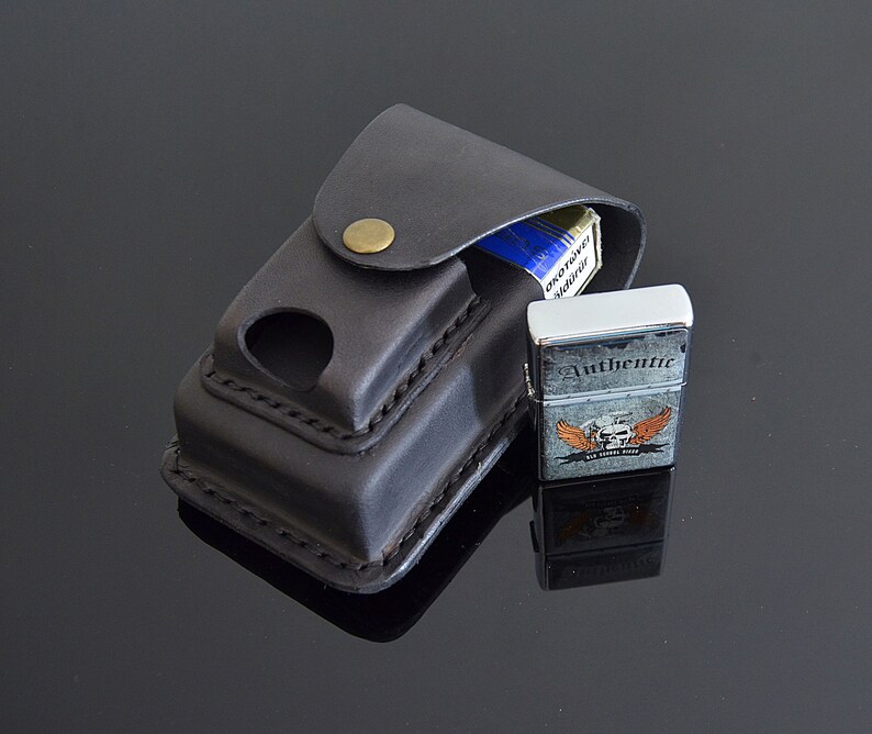 Cigarette Belt Pouch Leather Lighter Pouch Leather Cigarette Etsy UK