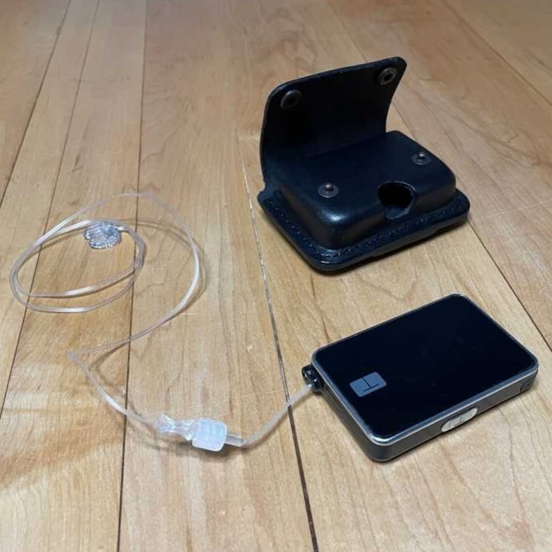 real leather insulin pump case with clip b y exodos copenhagen