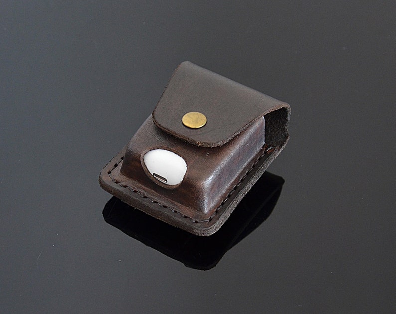 Personalized Leather Earphone Case Earbud Pouch Hearing Aid Etsy