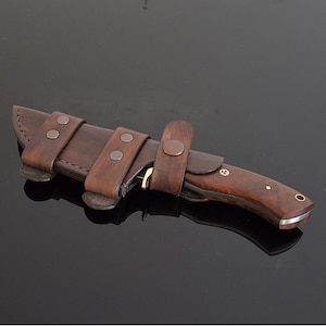 Custom Leather Knife Sheath Made to Order