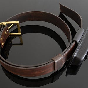 horizontal pocket knife belt sheath