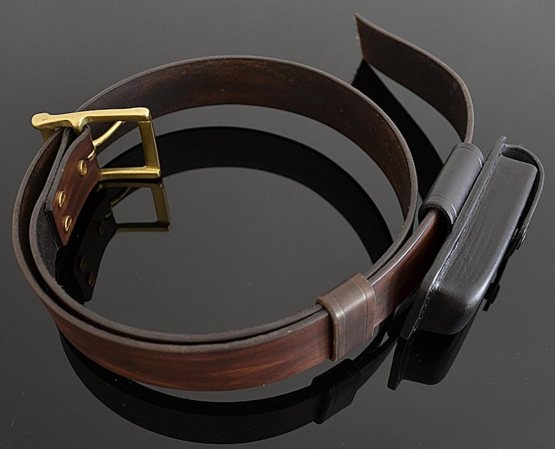 horizontal pocket knife belt sheath