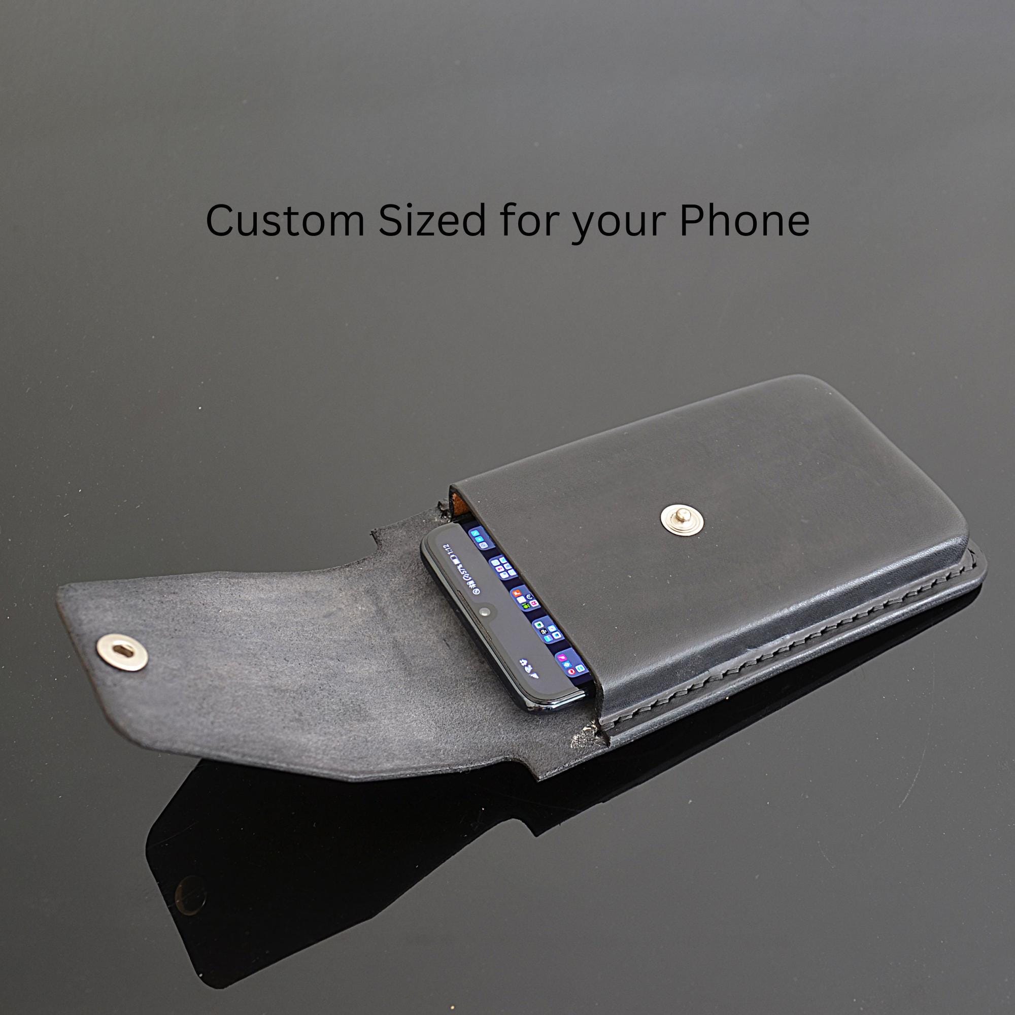 Gorilla Tech Leather Belt Holster For IPhone 15 To IPhone 6s - Luxury Twin Loop Pouch With Clip