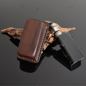 Vape Mod カスタムメイド本革ベルトクリップケースホルダー
