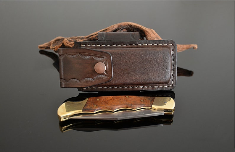 Horizontal Knife Sheath Custom Folding Knife Sheath Horizontal Etsy