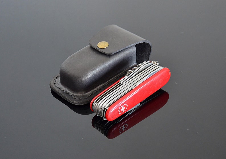 Swiss Army Knife Pouch Victorinox Sheath Engraved Swiss Army Etsy