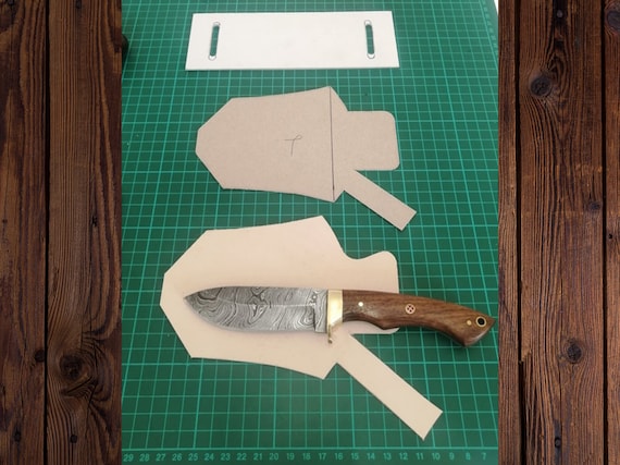 特注の水平レザー固定刃ナイフベルトシース - Etsy 日本