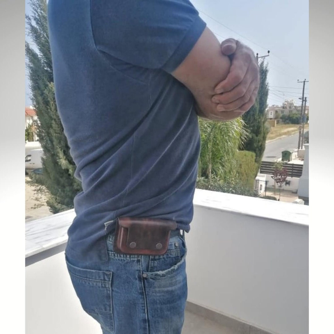 Bushcraft Leather Belt Pouch Altoids Tin Possibles Small Personalized