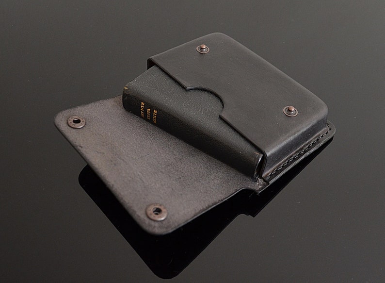Bible Cover Leather Pocket Bible Belt Pouch Leather Bible Etsy