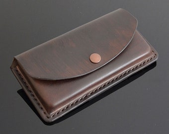 Iphone 14 15 Plus Pro Max Genuine Leather Phone Case Holster for Belt Custom Cell Phone Case for Galaxy S21 S22 S23